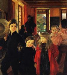 Albert Besnard A Family